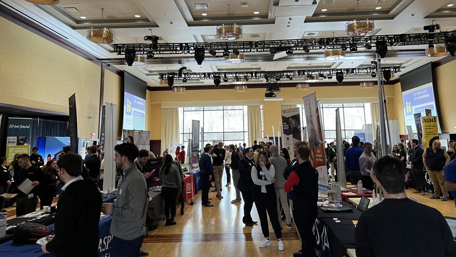 Blugolds look to their career future at annual spring job fair