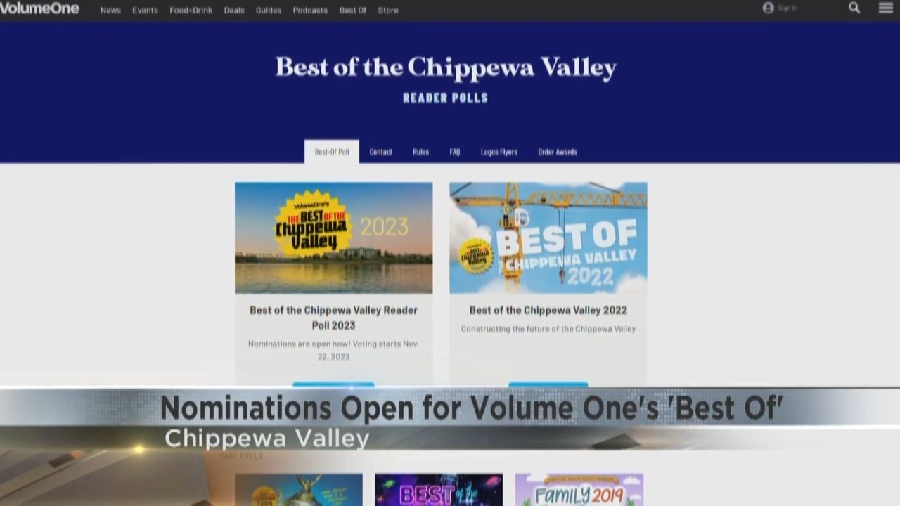 Nominations open for Volume One s Best of the Chippewa Valley 2023