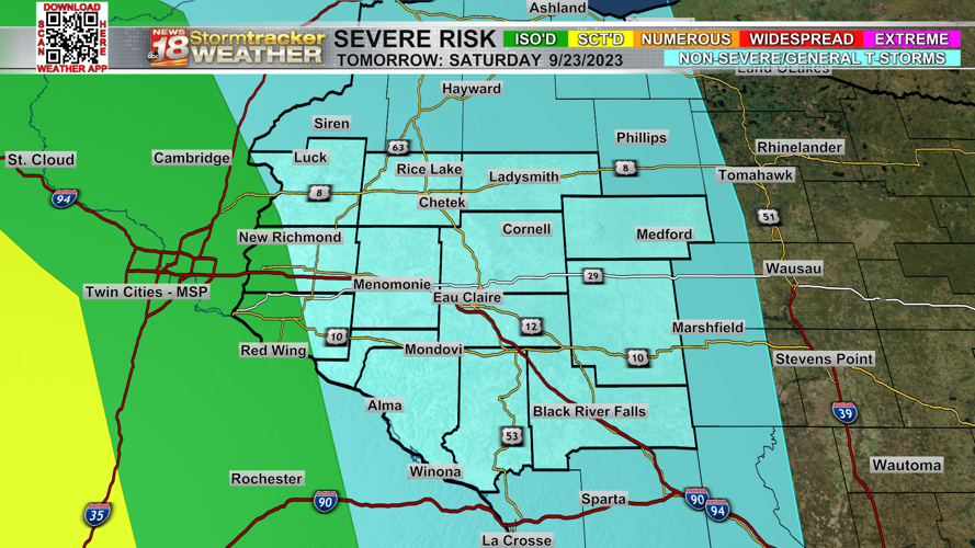 Rain is likely Friday night, scattered chances will continue on and off ...