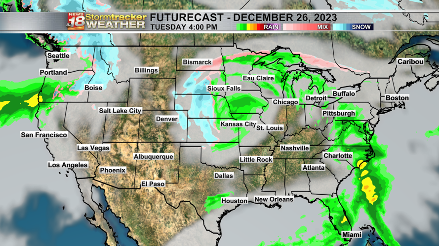 TRAVEL FORECAST: What to expect weather wise for the Christmas Holiday ...