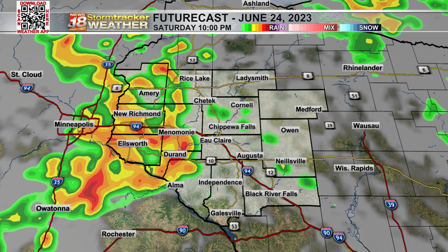 One more hot and muggy day before widespread beneficial rainfall move ...