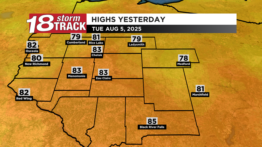 A warmer and more humid weather pattern begins Wednesday along with ...