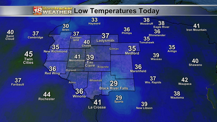 Freeze possible tonight in Chippewa Valley, hard freeze possible north