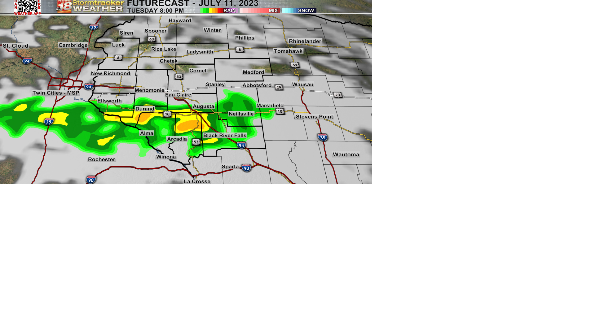 Stronger storms possible this evening followed by a mild Tuesday before ...