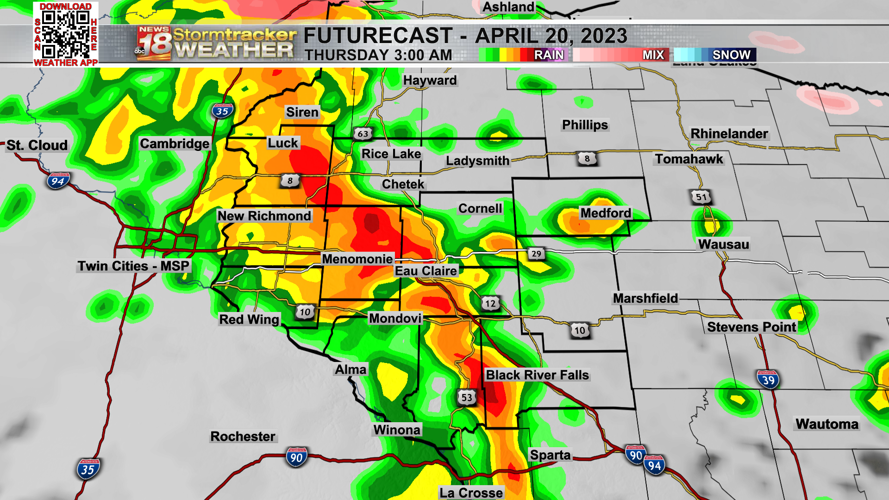 Eau Claire's winter now 8th snowiest alltime, this week's precipitation will fall mostly as