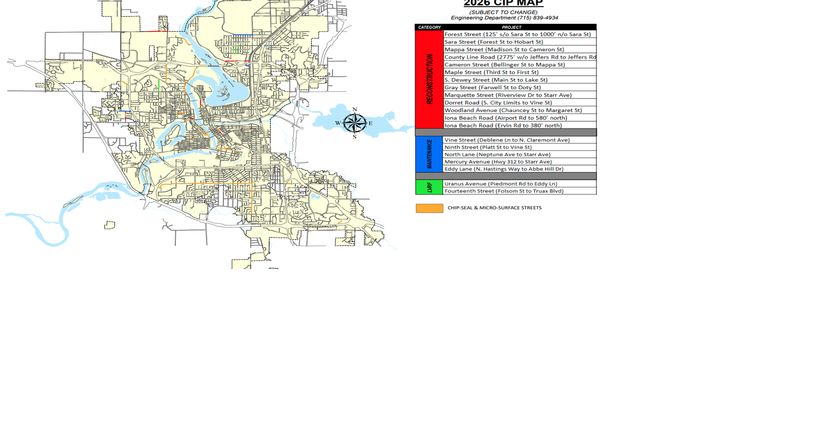 Eau Claire plans ahead for 2026 street construction | Eye On Eau Claire | wqow.com