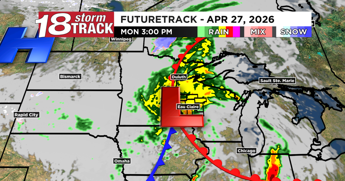 Testtrack Weather Tracking showers and thunderstorms in the forecast to begin the week ...