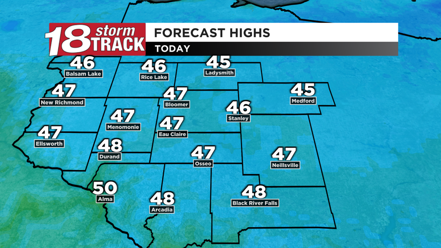 One more chilly and breezy day ahead before quieter and sunnier weather ...