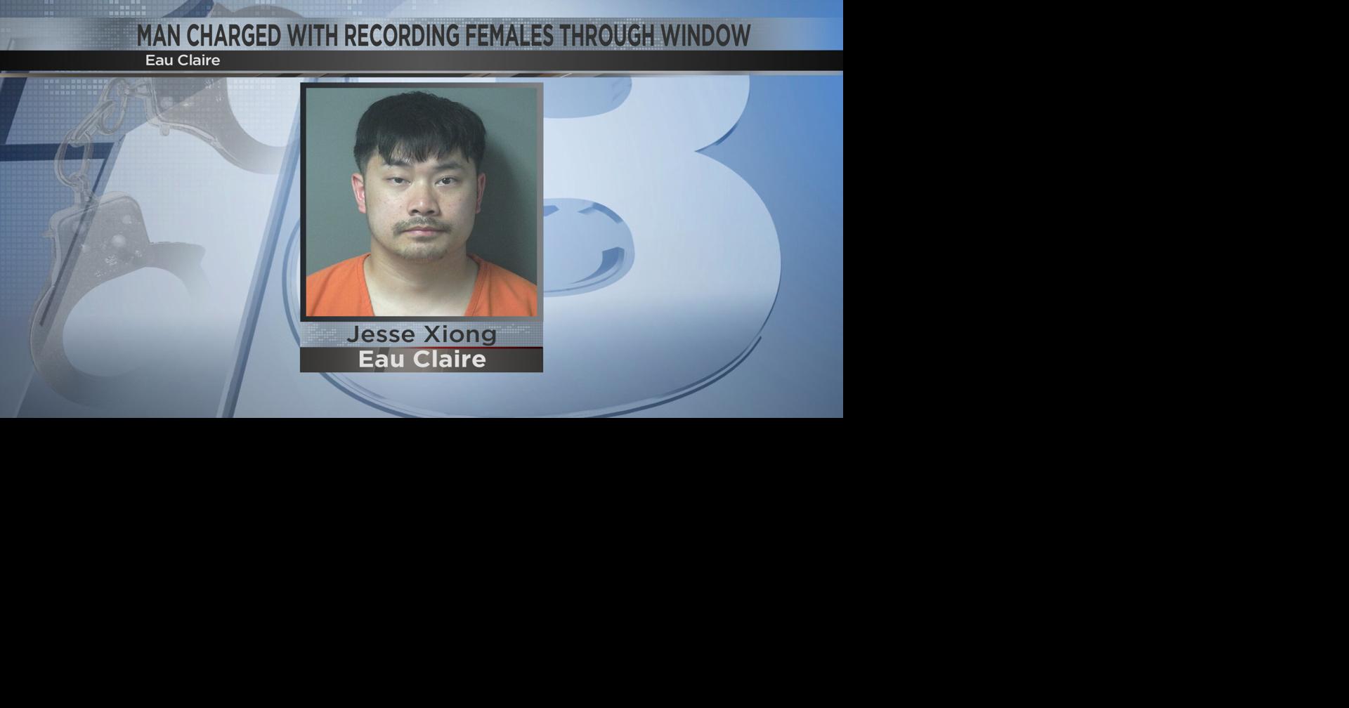 Man charged with recording video of females through bedroom window