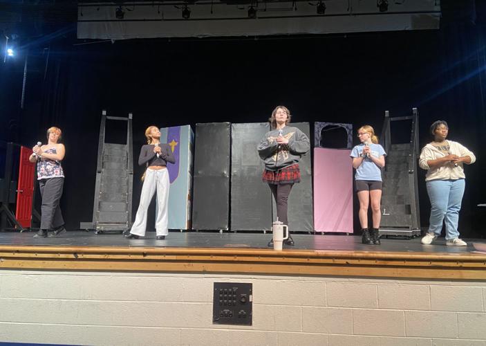Sussex Central drama students prepare spring musical