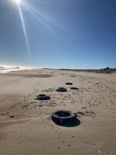 Tires found on Delaware Beaches