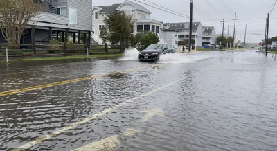Side Streets Flooding in Bethany Beach