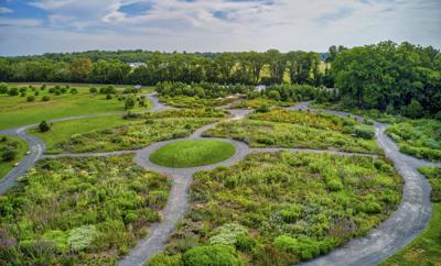Botanic Gardens Drone Photo
