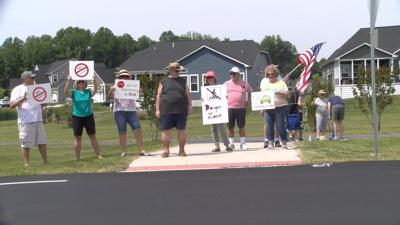 Growing Concerns Over Camp Arrowhead Road Crosswalk Leads To Silent Demonstration
