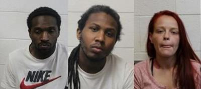 three arrested