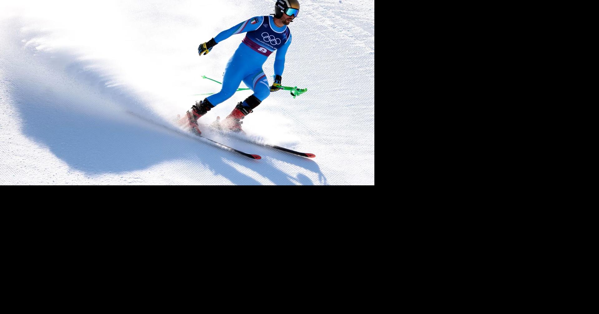 Italy's Schieder rips pants in Olympic team combined crash