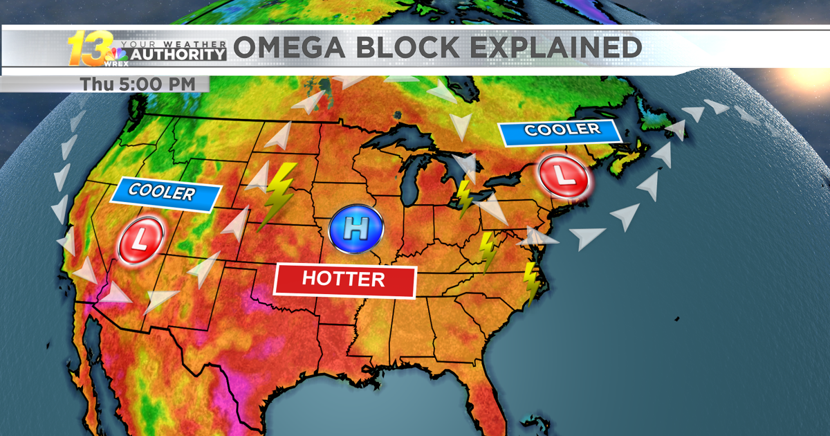 Heat continues to build as omega blocking pattern holds strong ...