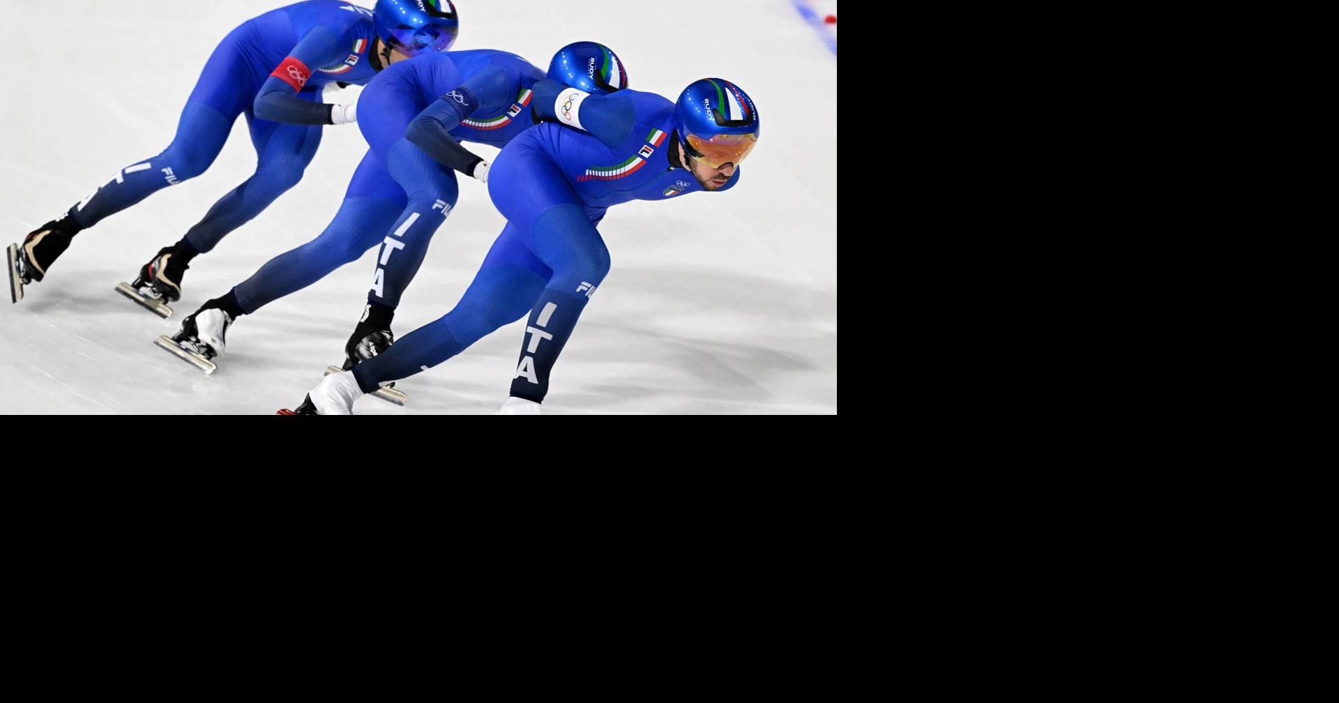 Italy wins gold, U.S. takes silver in men's team pursuit