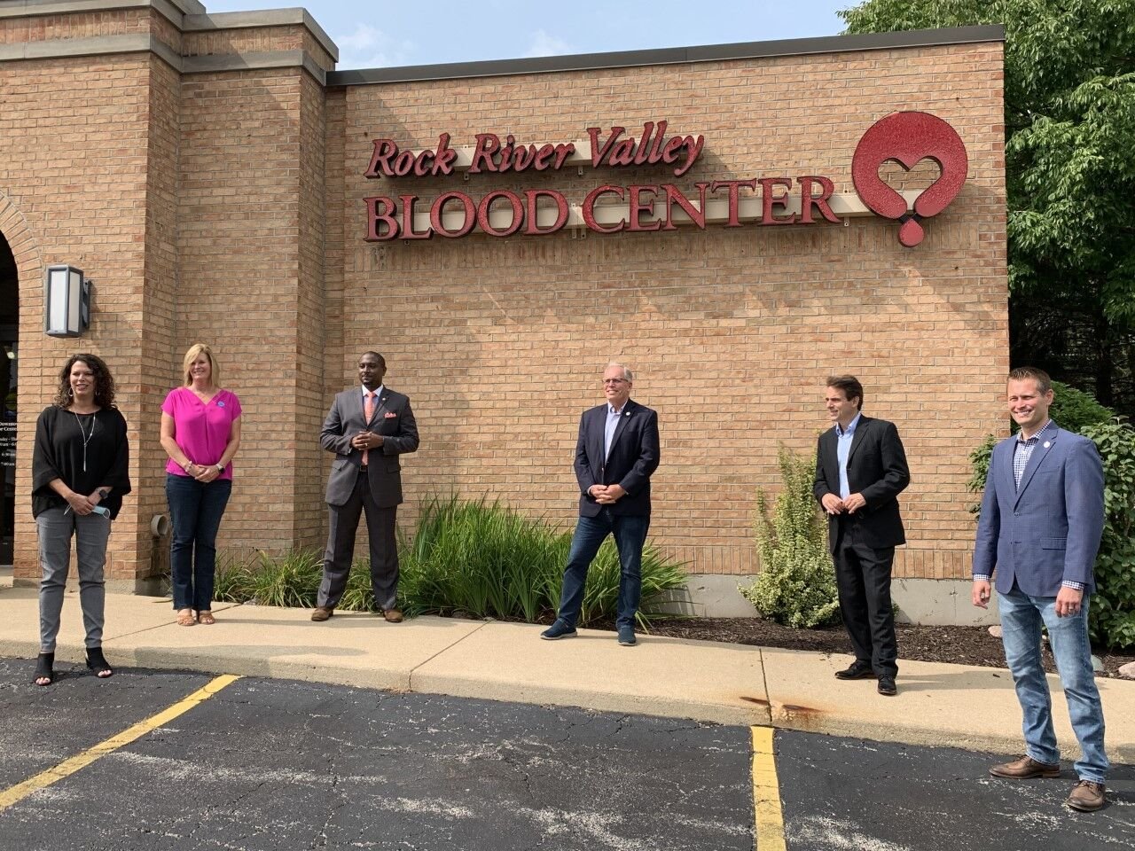 Local Lawmakers Help Kick Off Blood Drive At Rock River Valley Blood ...