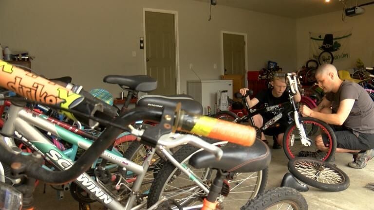 Rockton family uses spare bike parts to put together and give away