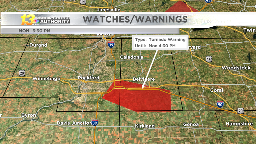 UPDATE: Tornado warning cancelled for Winnebago, Boone ...