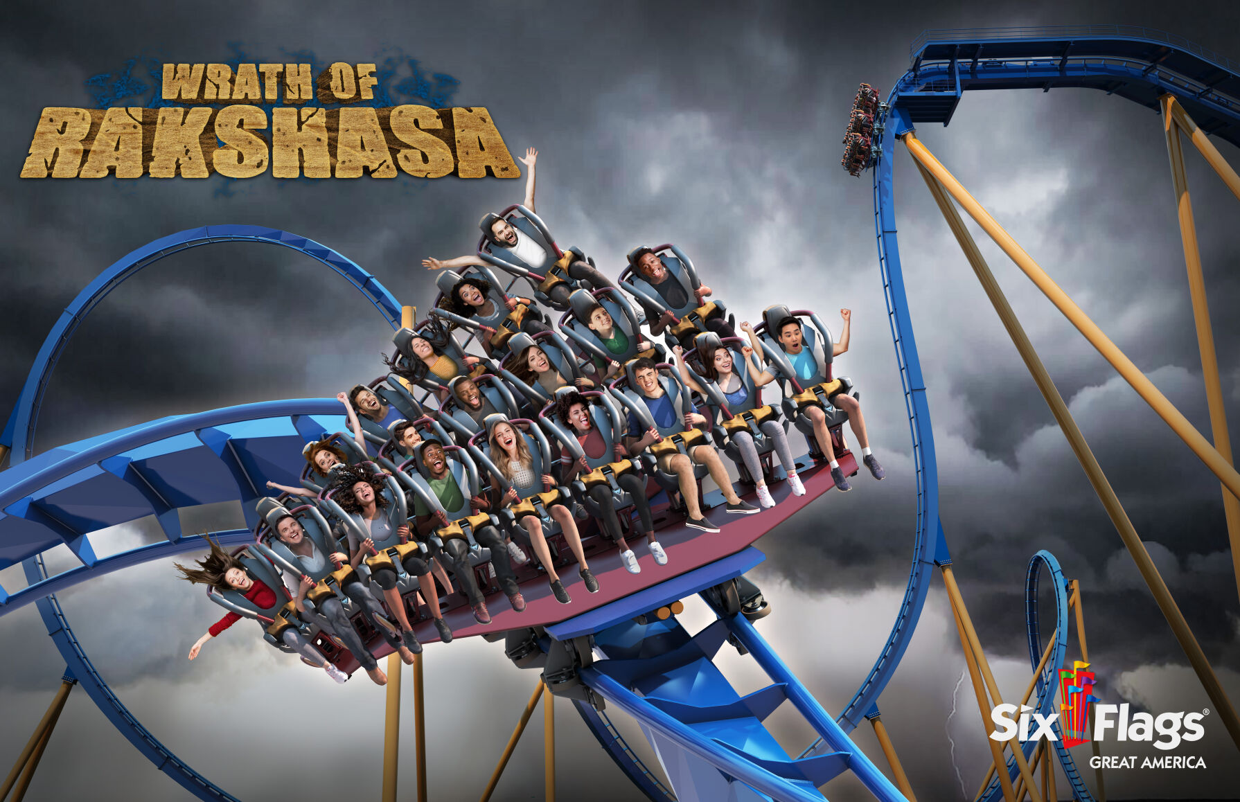 Six Flags Great America to debut world's steepest drop with most