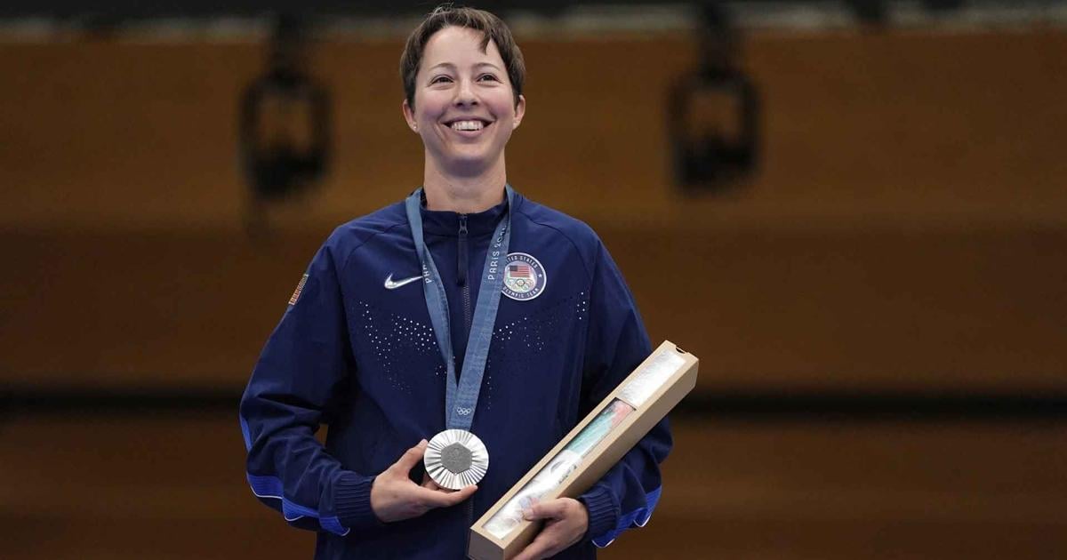 Sagen Maddalena's journey comes full-circle with first Olympic shooting medal