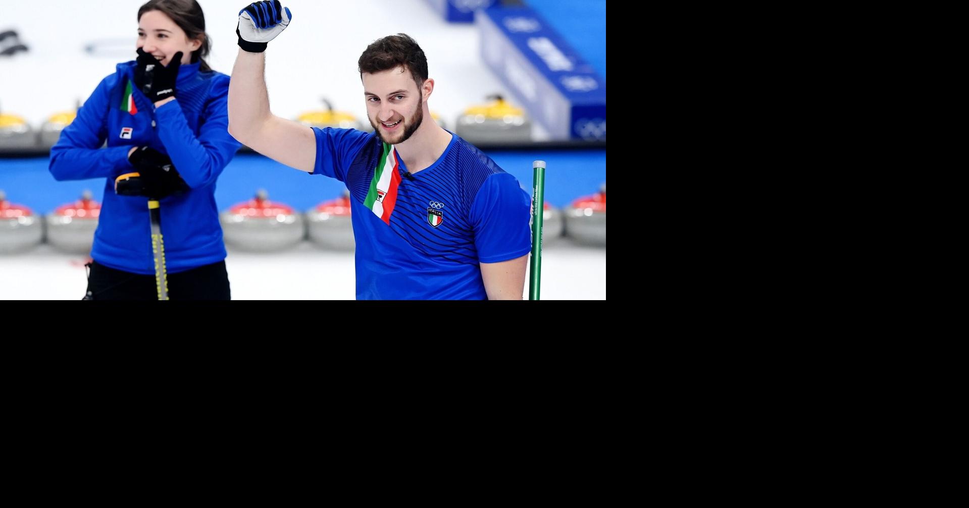 For Italian mixed doubles curlers, 'unforgettable' to defend gold medal at home