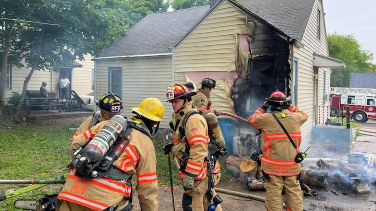 No Injuries After Saturday House Fire In Rockford | News | Wrex.com