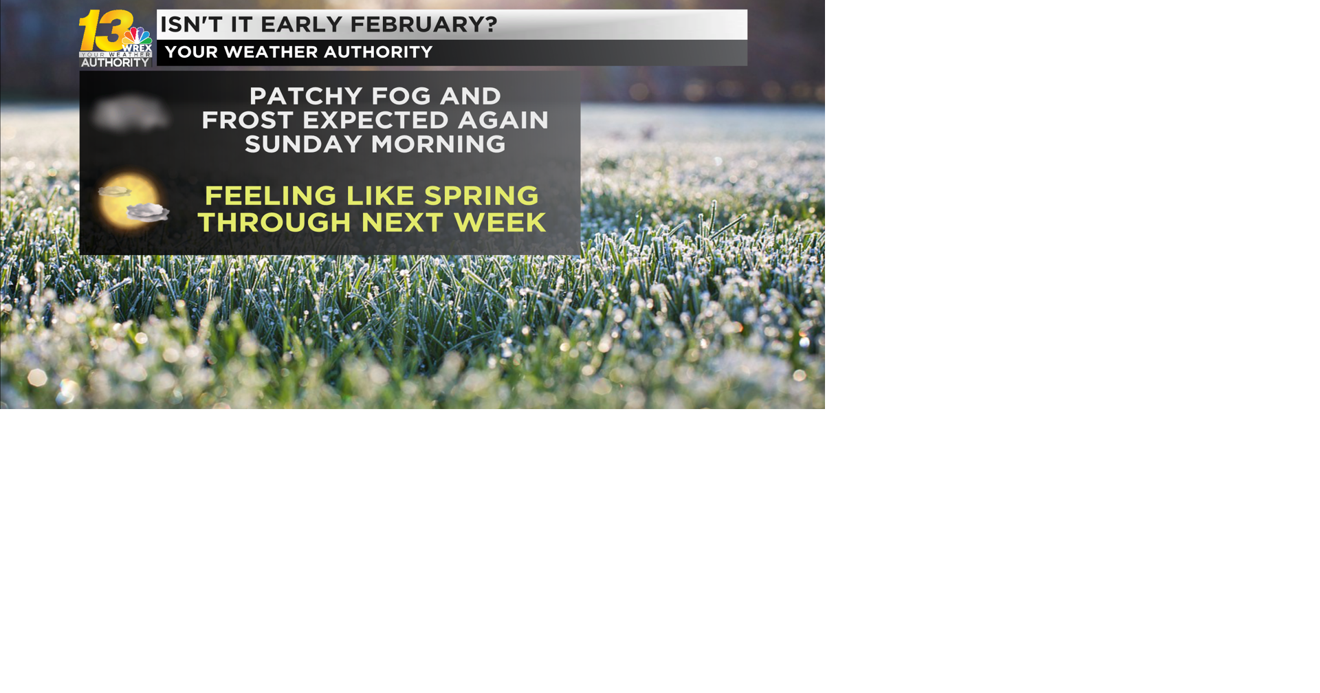 Spring-like weather carries over into Sunday | Weather | wrex.com