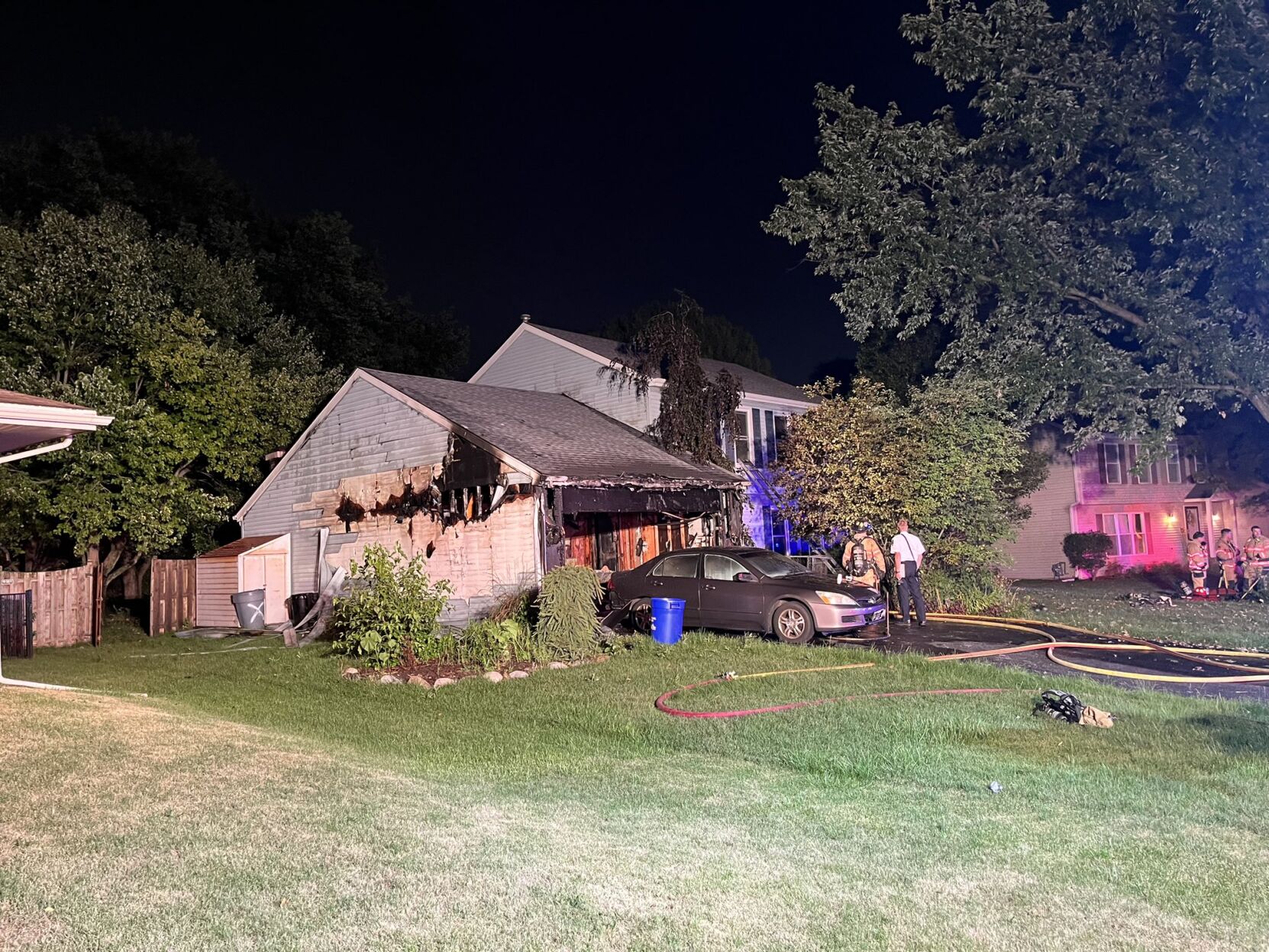 Rockford Fire Crews Battle Overnight Garage Fire | Top Stories | Wrex.com