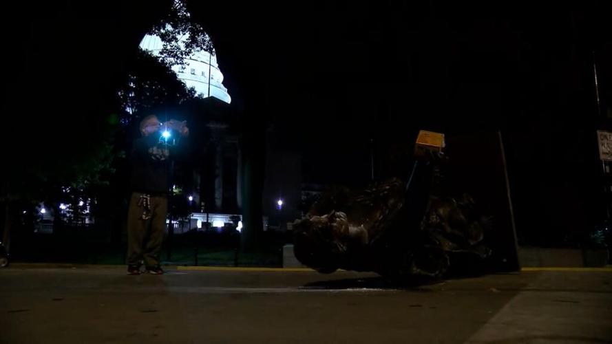 Wisconsin protesters tear down two statues overnight News