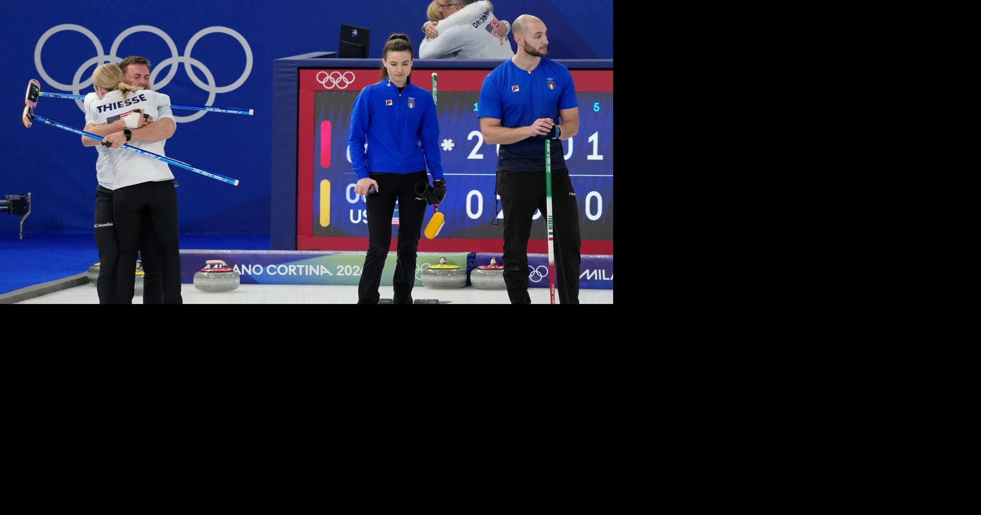 Mixed Doubles Curling Semifinals: USA, Sweden win to move to gold medal game