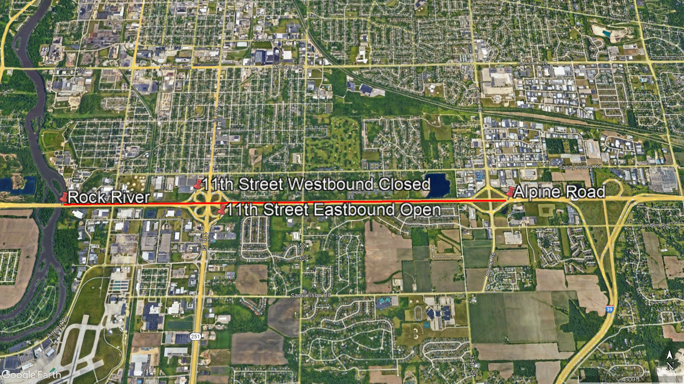 Traffic shift at Bypass U.S. 20 in Rockford to begin August 7 | | wrex.com