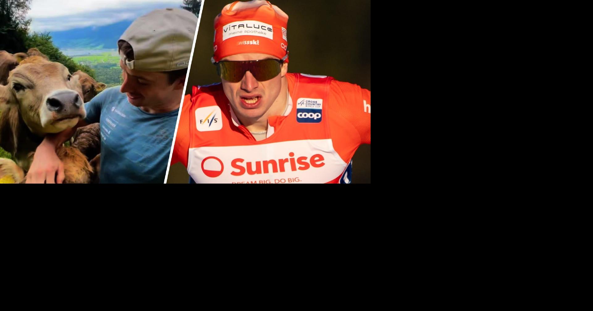 Swiss cross-country skier Janik Riebli goes from farm life to finish line in Italy