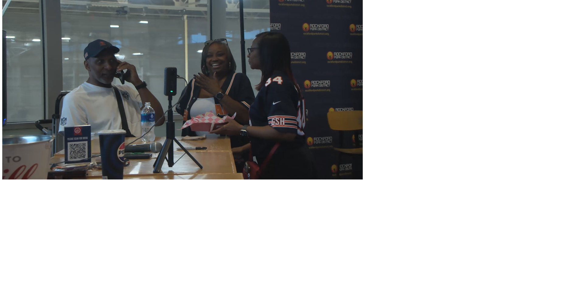 Former Chicago Bear Otis Wilson Joins Fans for NFL Draft Party in Rockford