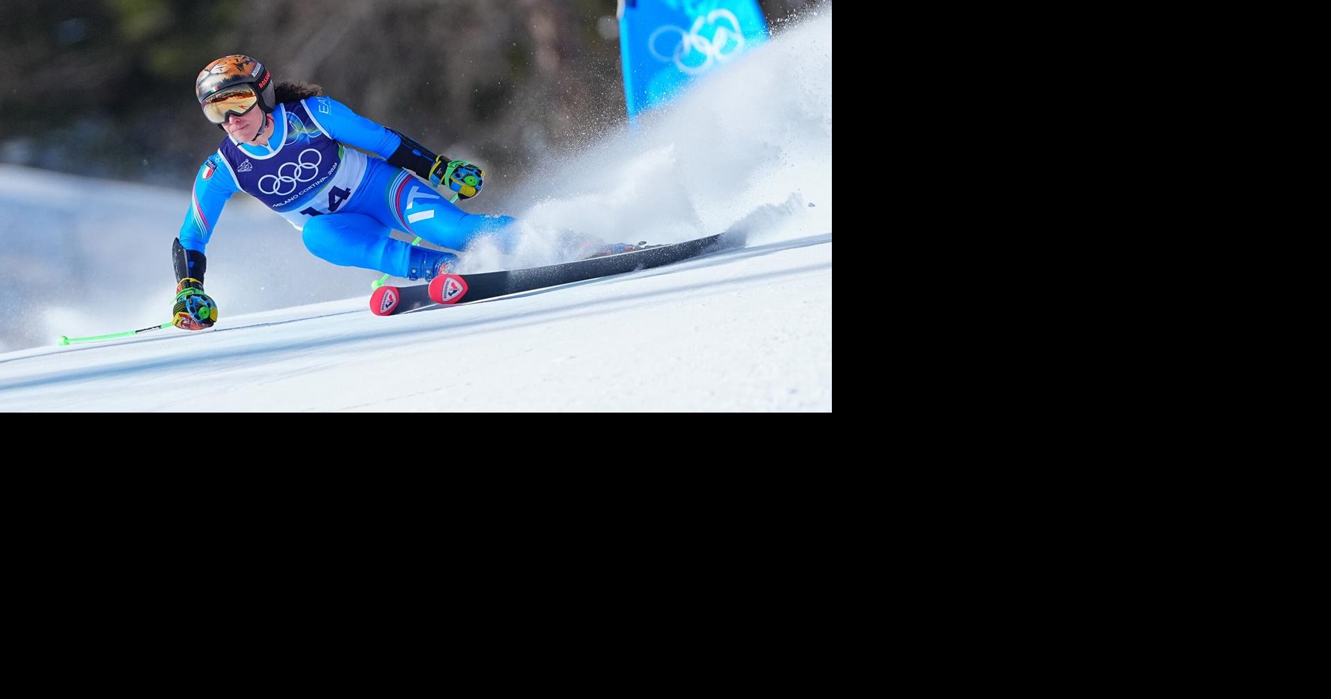 Italy's Federica Brignone pounces to early lead in women's giant slalom