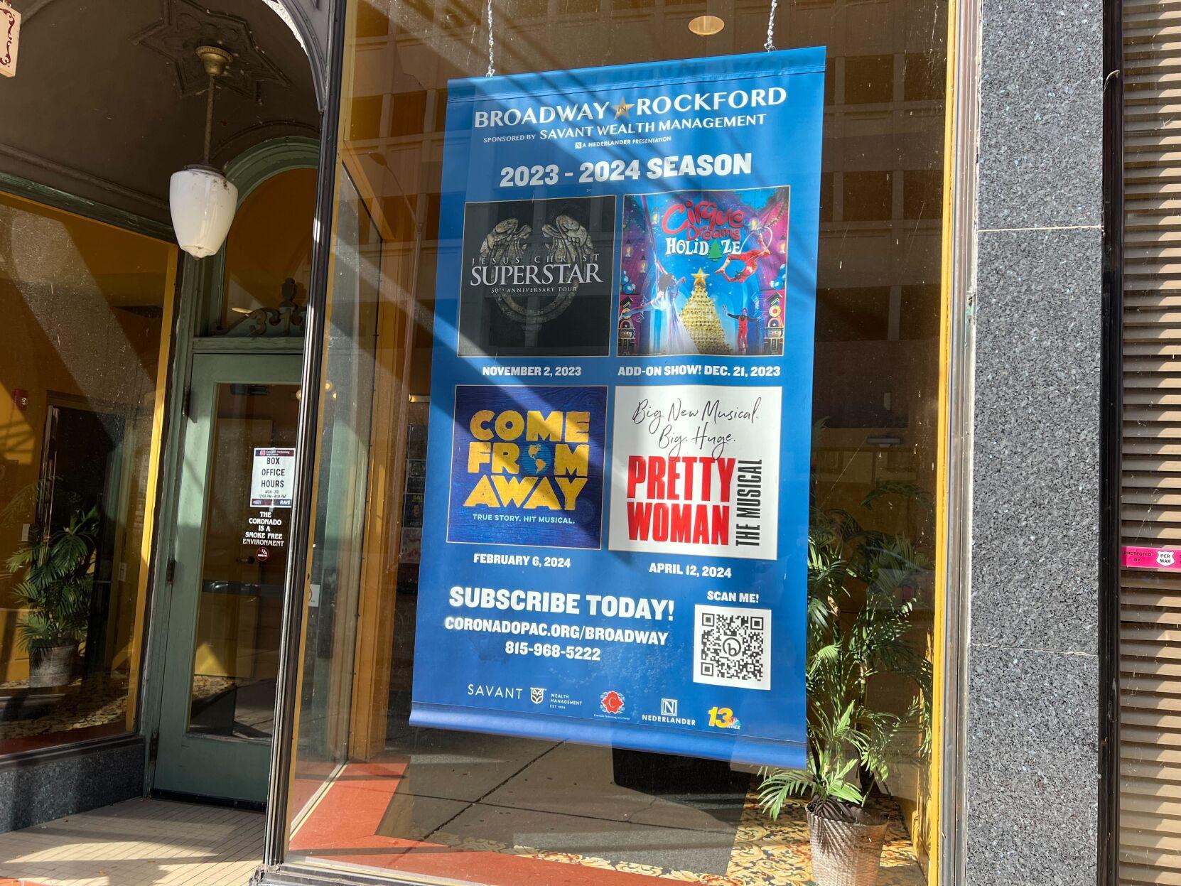 Coronado Performing Arts Center kicks off Broadway in Rockford Thursday