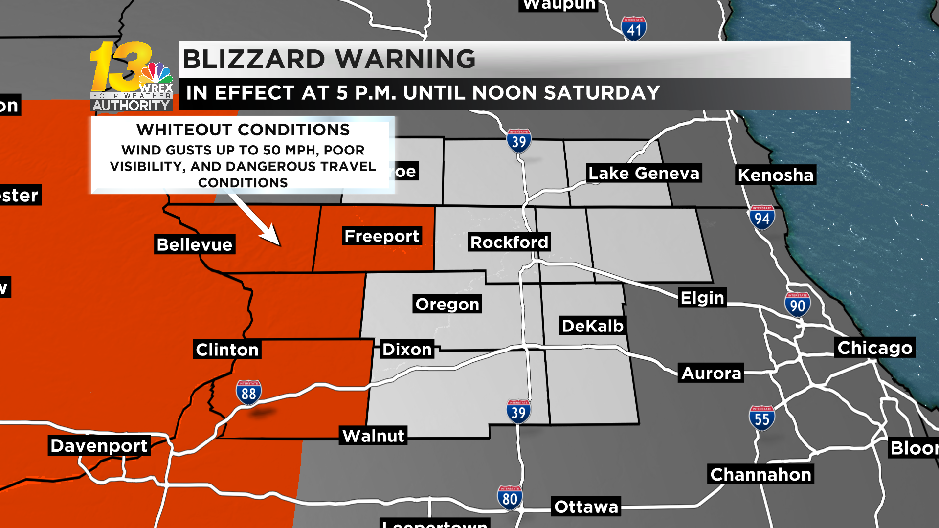 Blizzard Warning To Go Into Effect As Winter Storm Continues | Top ...