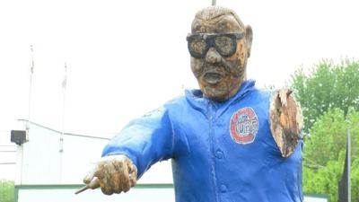 The Sporting Statues Project: Harry Caray: Little Cubs Field, Freeport, IL