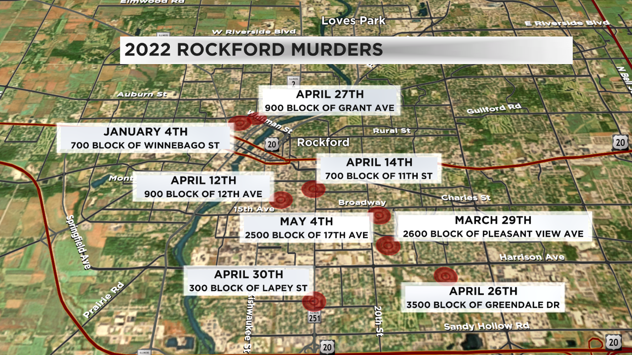 2022 Rockford Murders Map   wrex.com