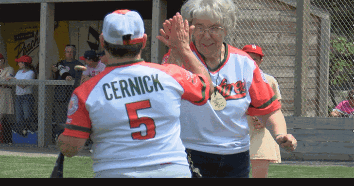 Rockford Peaches Stadium Cap