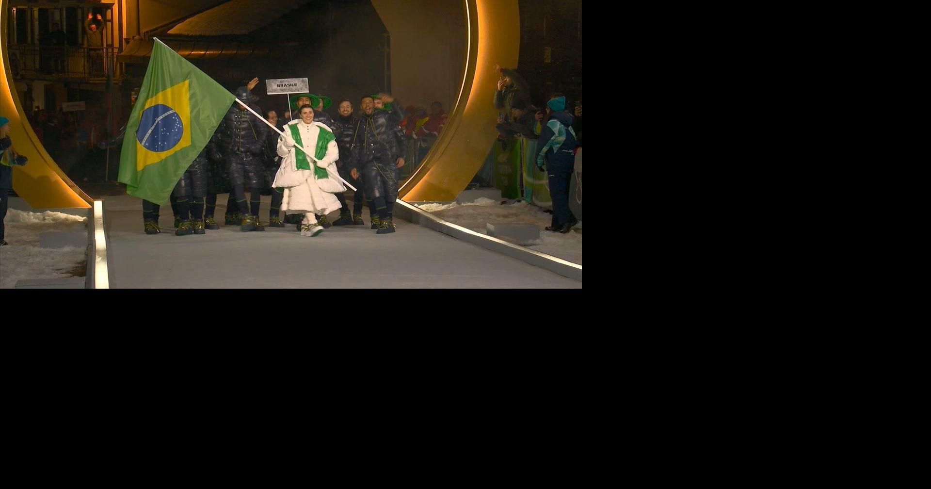 Brazilian Olympian back-flips into Opening Ceremony