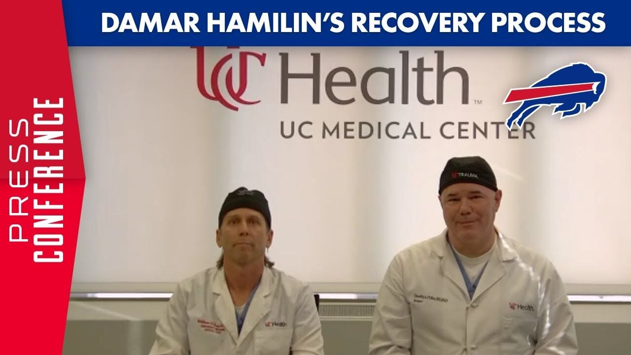 Damar Hamlin FaceTimes Team While Recovering at UC Med Center