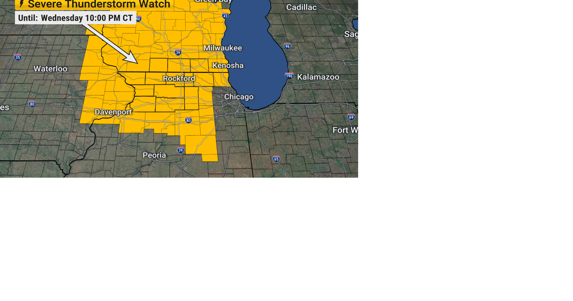 Scattered strong storms Wednesday evening, Severe Thunderstorm Watch until 10 p.m.