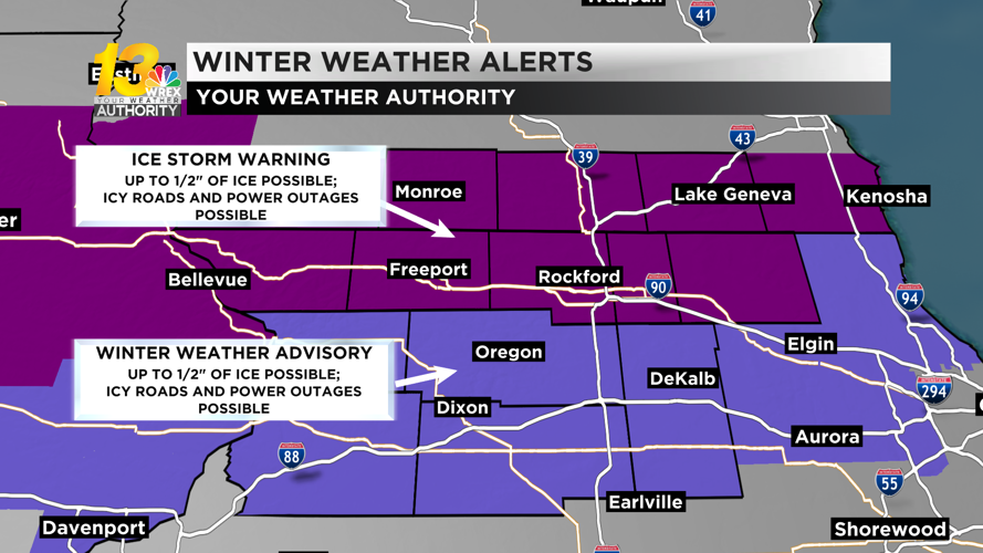 Ice storm continues to create slippery roads and power outages