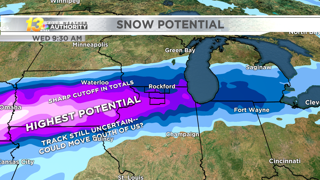 Rockford Il 2022 Christmas Snow Prediction Winter Storm Warnings Are Out As Another Storm Takes Aim At The Stateline |  Weather | Wrex.com
