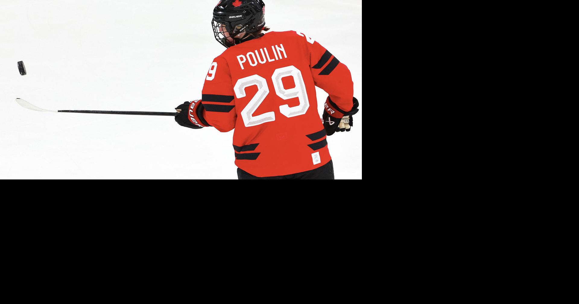 Canadian women's hockey coach says injured Marie-Philip Poulin is trending "in the right direction"