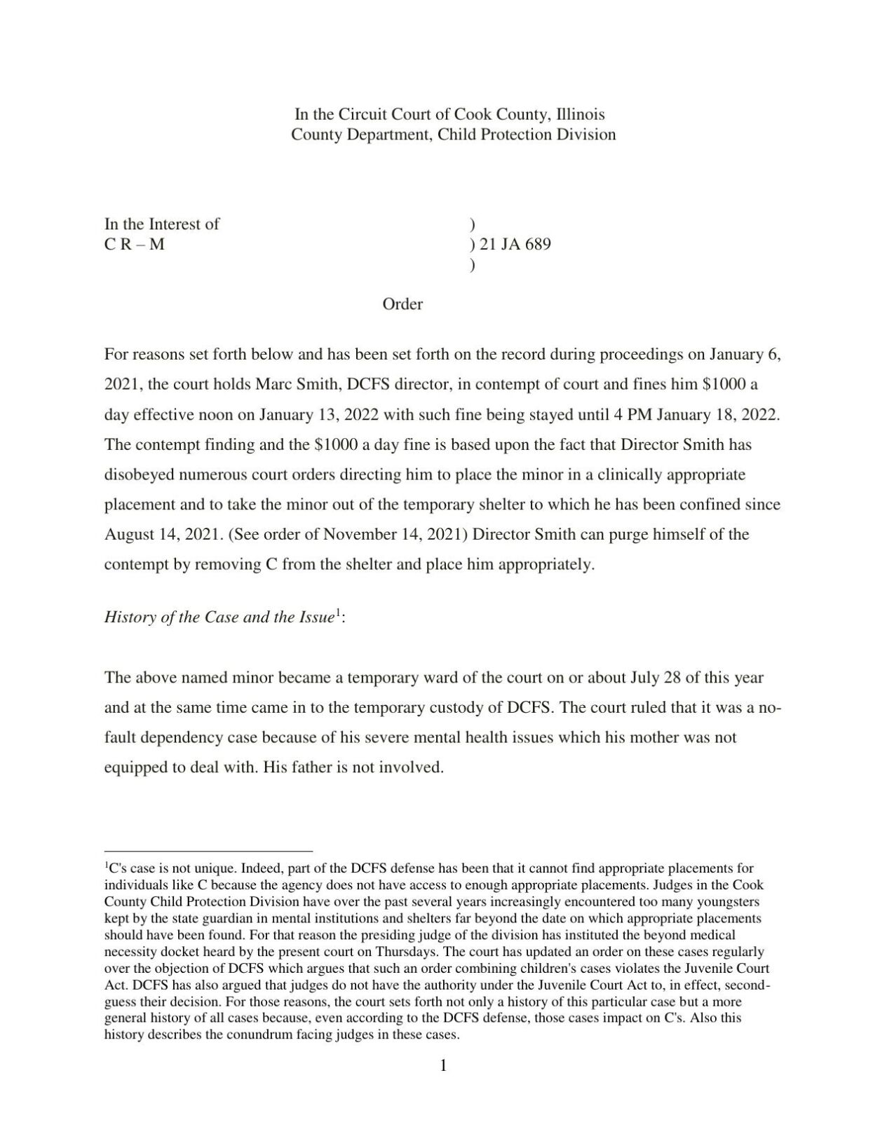 DCFS Director Contempt Case 2.pdf