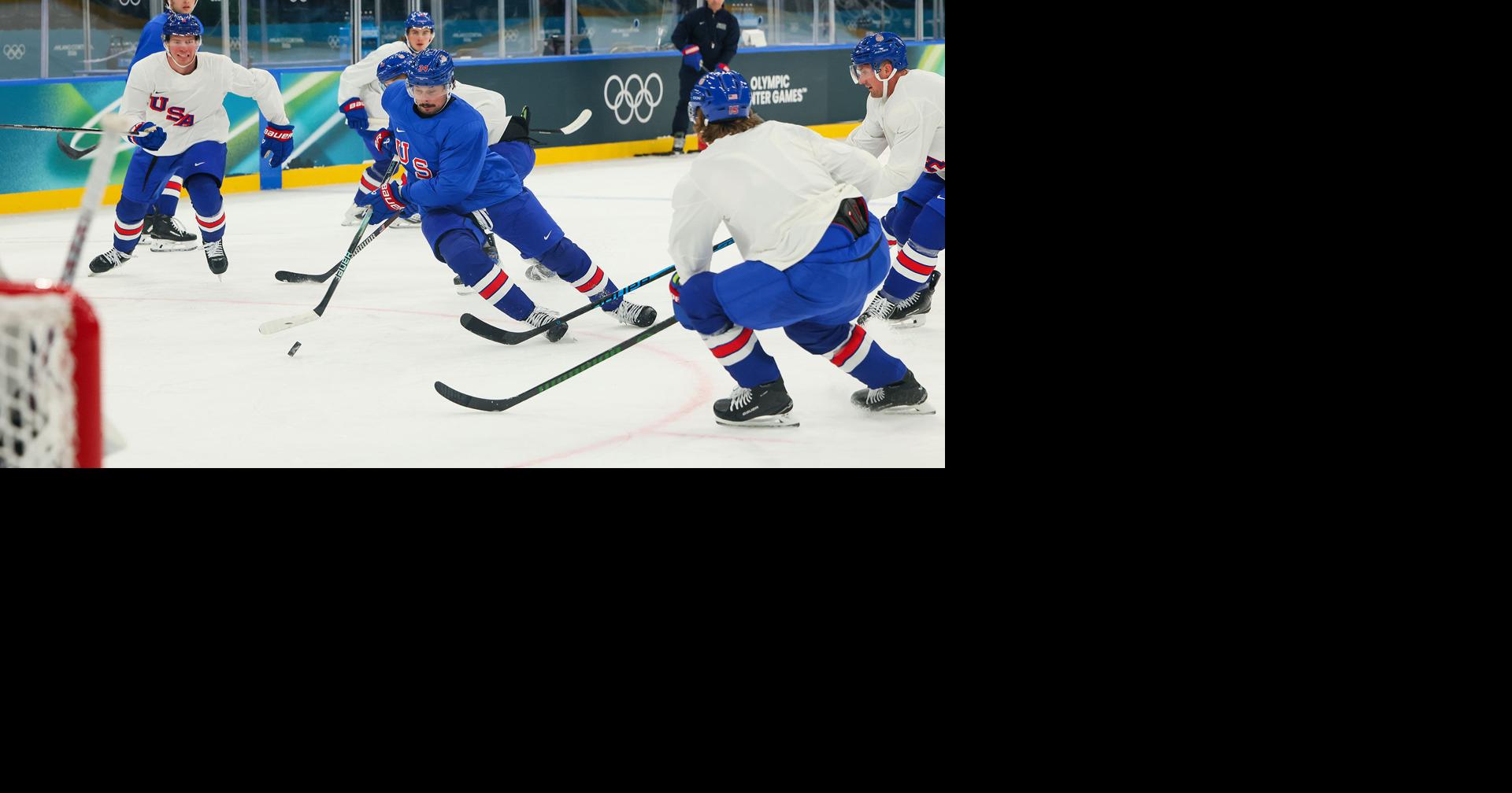 The road to gold begins in men's Olympic hockey, USA opens against Latvia